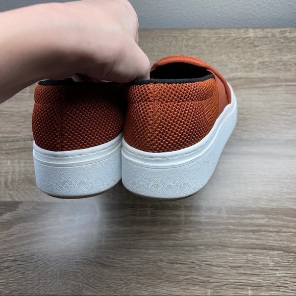 Eileen Fisher Pep Slip On Sneakers Red Textile Upper Size 5.5 Women’s Stretchy - Picture 9 of 13